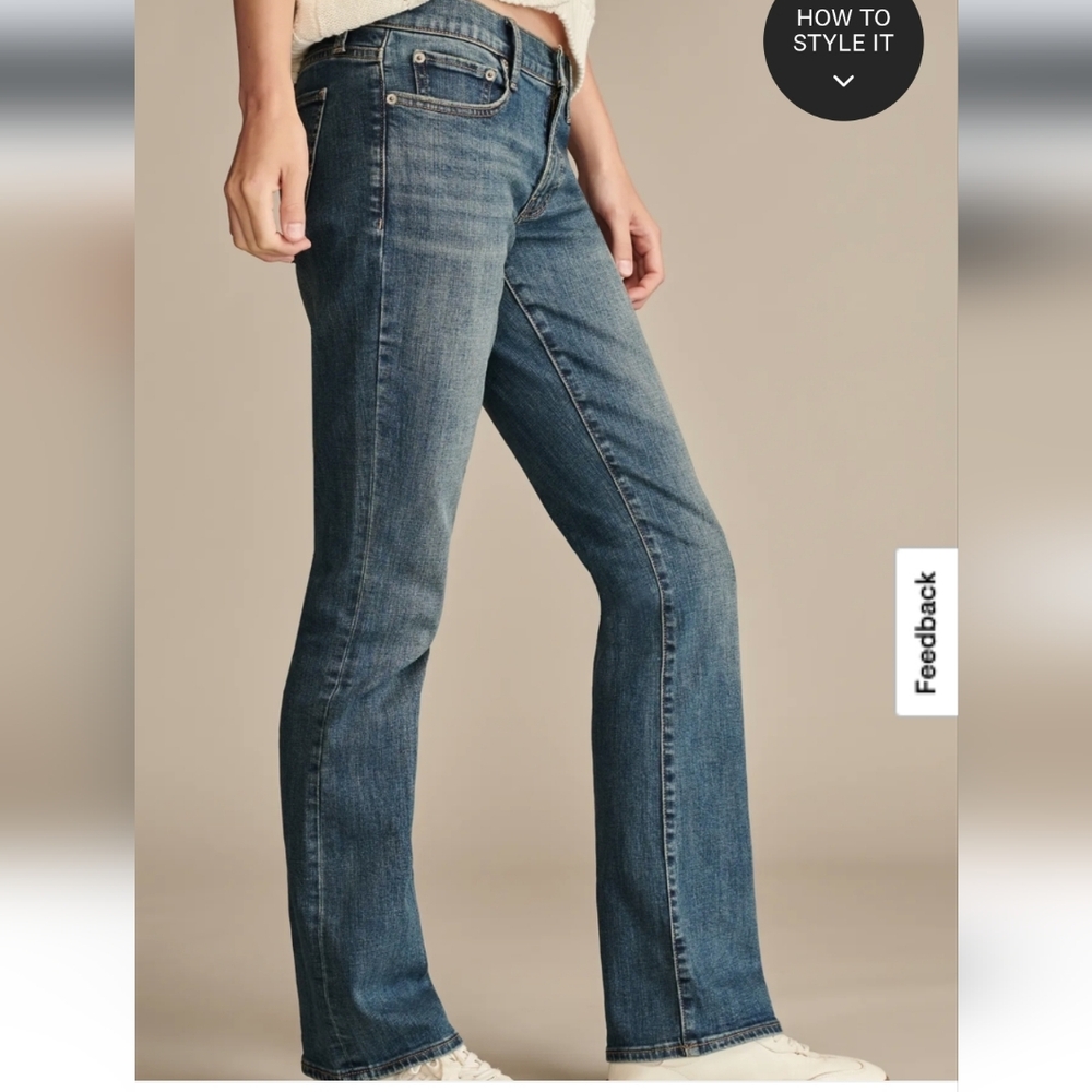 Lucky Brand Women's Sweet Midrise Bootcut Jeane